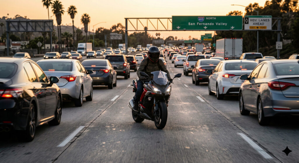 Is Lane Splitting Your Fault in an Accident?